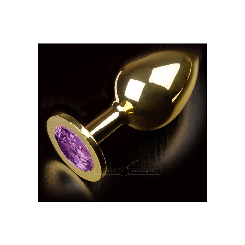 PLUG ANAL JEWELLERY LARGE ORO / MORADO