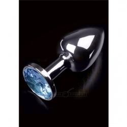 PLUG ANAL JEWELLERY SMALL PLATA / AZUL