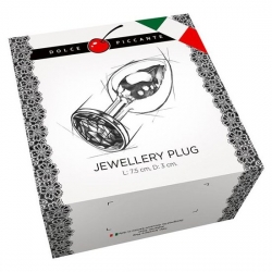 PLUG ANAL JEWELLERY SMALL PLATA / AZUL