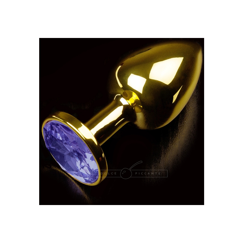 PLUG ANAL JEWELLERY SMALL ORO / AZUL