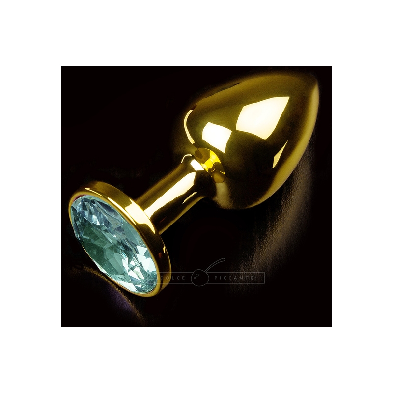 PLUG ANAL JEWELLERY SMALL ORO / ESMERALDA