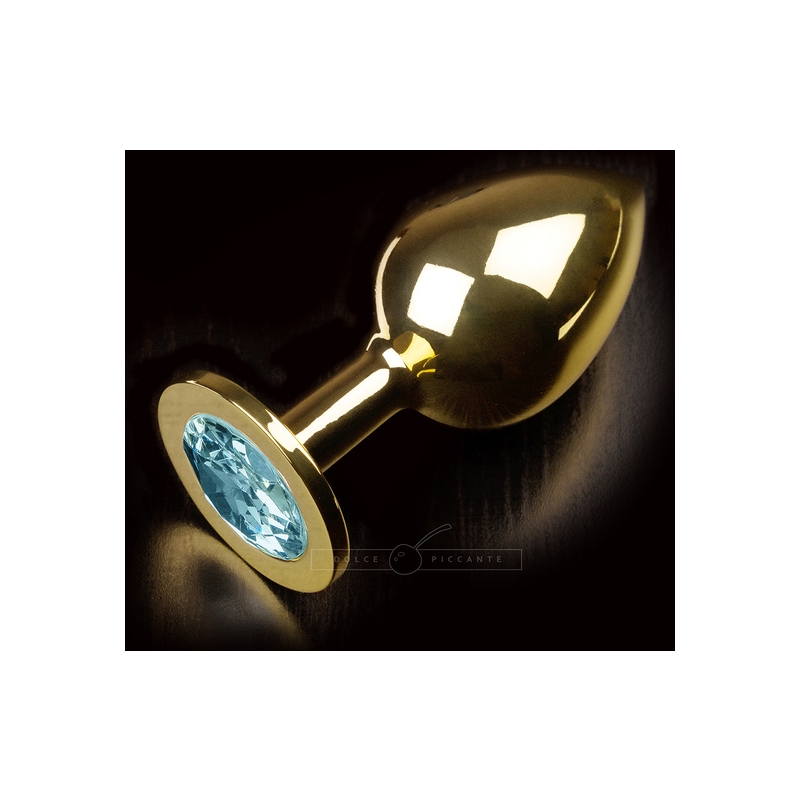 PLUG ANAL JEWELLERY LARGE ORO / TURQUESA