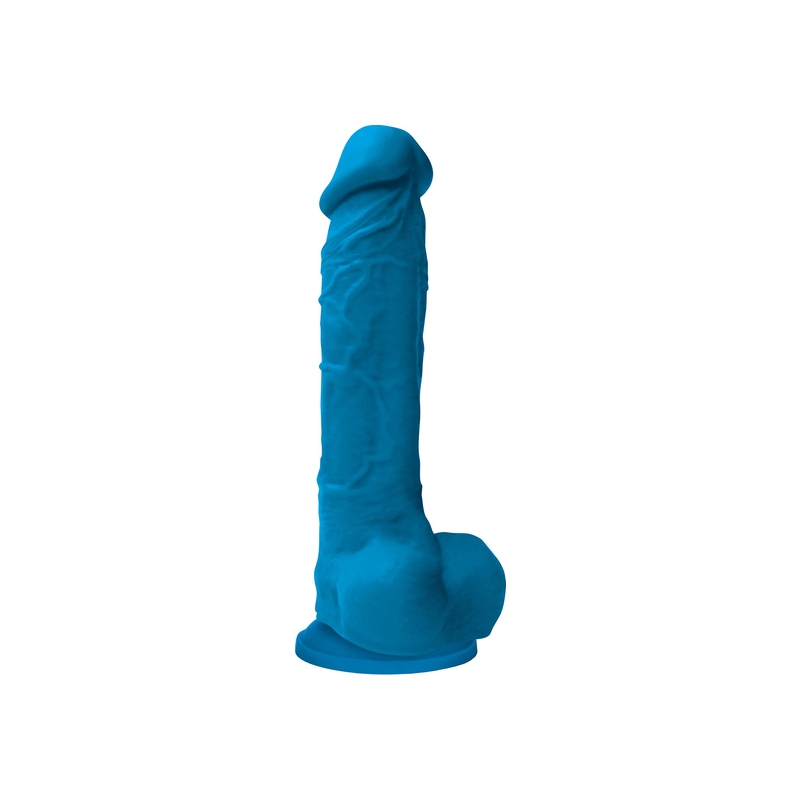 COLOURS PLEASURE DILDO 8 INCH AZUL