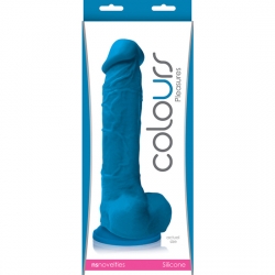 COLOURS PLEASURE DILDO 8 INCH AZUL