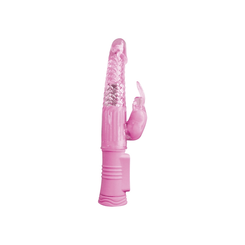 4PLAY DELUXE VIBRADOR CONEJITO RAMPANTE FINO ROSA