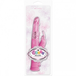 4PLAY DELUXE VIBRADOR CONEJITO RAMPANTE FINO ROSA