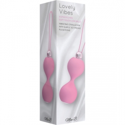 LOVE BALLS BOLAS CHINAS TACTO SUAVE ROSA