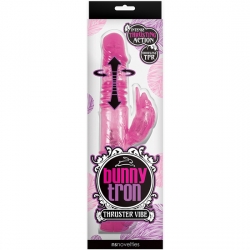 BUNNY TRON VIBRADOR CONEJITO CON RAMPANTE ROSA