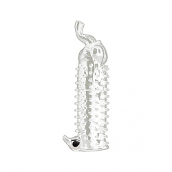 ELEFANTE VIBRADOR EXTENSION PARA EL PENE TRANSPARENTE