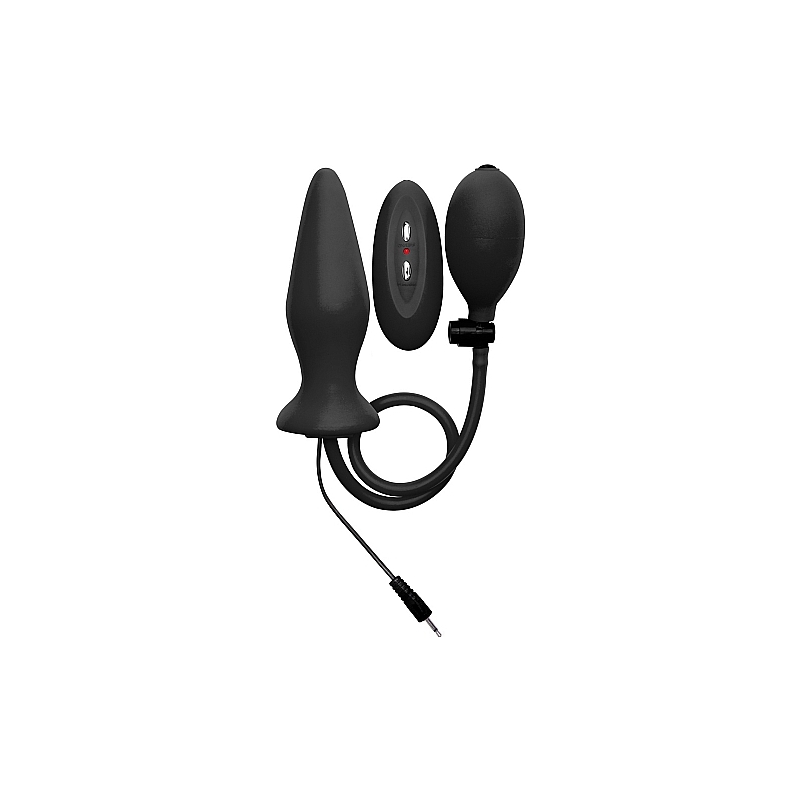 OUCH INFLABLE Y PLUG DE SILICONA NEGRO