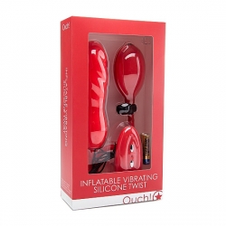 OUCH TWIST INFLABLE DE SILICONA ROJO