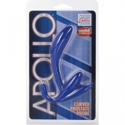 APOLLO ESTIMULADOR DE PROSTATA CURVADO AZUL