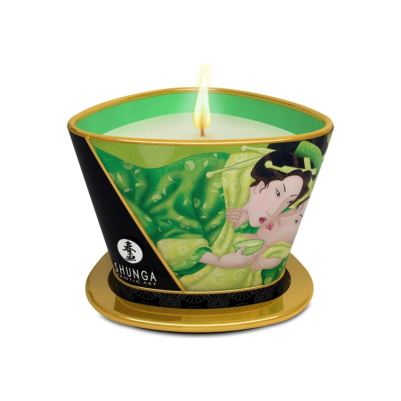 SHUNGA VELA DE MASAJE TE VERDE 170 ML