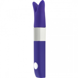 ESTIMULADOR CON VIBRADOR DE VIAJE MORADO