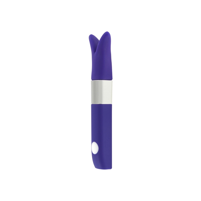 ESTIMULADOR CON VIBRADOR DE VIAJE MORADO