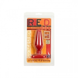 BUTT PLUG ANAL MEDIANO ROJO