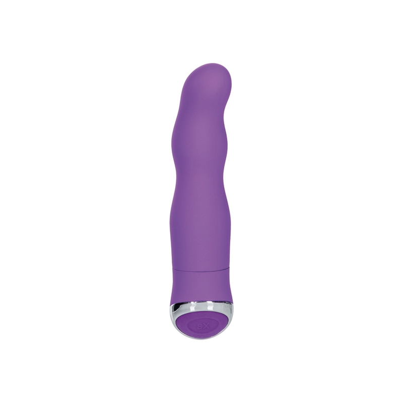 CLASSIC CHIC VIBRADOR CURVA 8 FUNCIONES MORADO