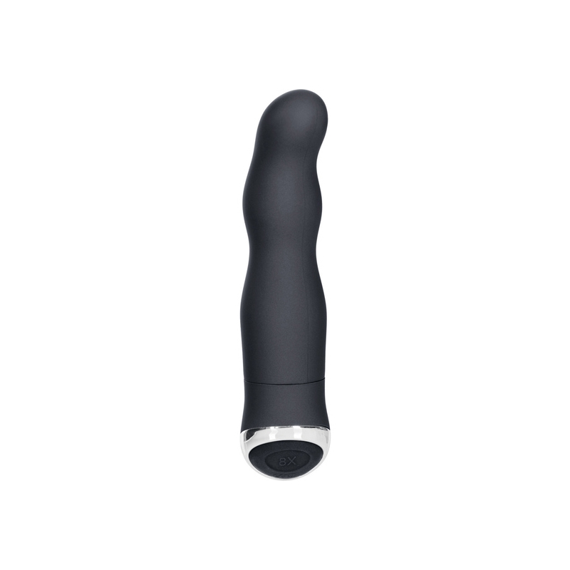 CLASSIC CHIC VIBRADOR CURVA 8 FUNCIONES NEGRO