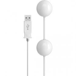 ISEX USB BOLAS KEGEL BLANCO