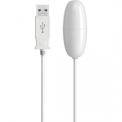 ISEX USB MASAJEADOR PUNTO G BLANCO