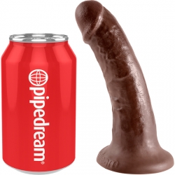 KING COCK PENE REALISTICO 15 CM MARRON