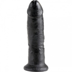 KING COCK PENE REALISTICO 23 CM NEGRO