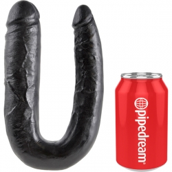 KING COCK PENE REALISTICO DOBLE LARGE NEGRO