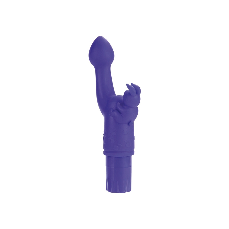 SILICONE CONEJITO VIBRADOR KISS MORADO