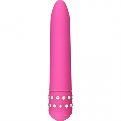 SUPERBE VIBRADOR ROSA CON DIAMANTES