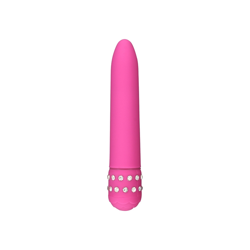 SUPERBE VIBRADOR ROSA CON DIAMANTES