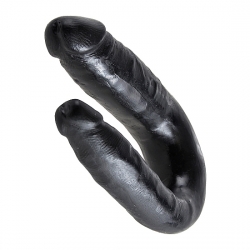 KING COCK PENE REALISTICO DOBLE PEQUEÑO NEGRO