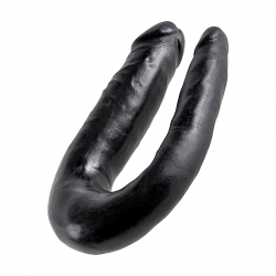 KING COCK PENE REALISTICO DOBLE PEQUEÑO NEGRO