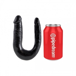 KING COCK PENE REALISTICO DOBLE PEQUEÑO NEGRO