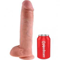 KING COCK PENE REALISTICO CON TESTICULOS 28 CM