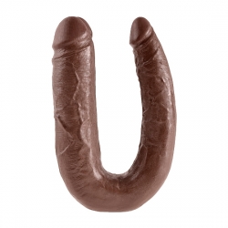 KING COCK PENE REALISTICO DOBLE GRANDE NEGRO