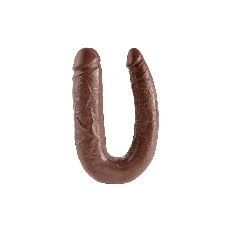 KING COCK PENE REALISTICO DOBLE GRANDE NEGRO