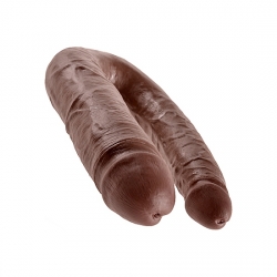 KING COCK PENE REALISTICO DOBLE GRANDE NEGRO