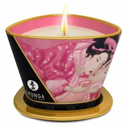 SHUNGA VELA DE MASAJE ROSA AFRODISIACA 170 ML