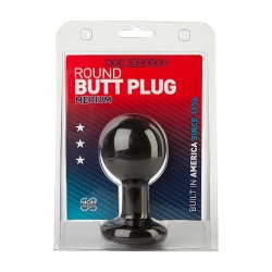 BUTTPLUG MEDIANO NEGRO