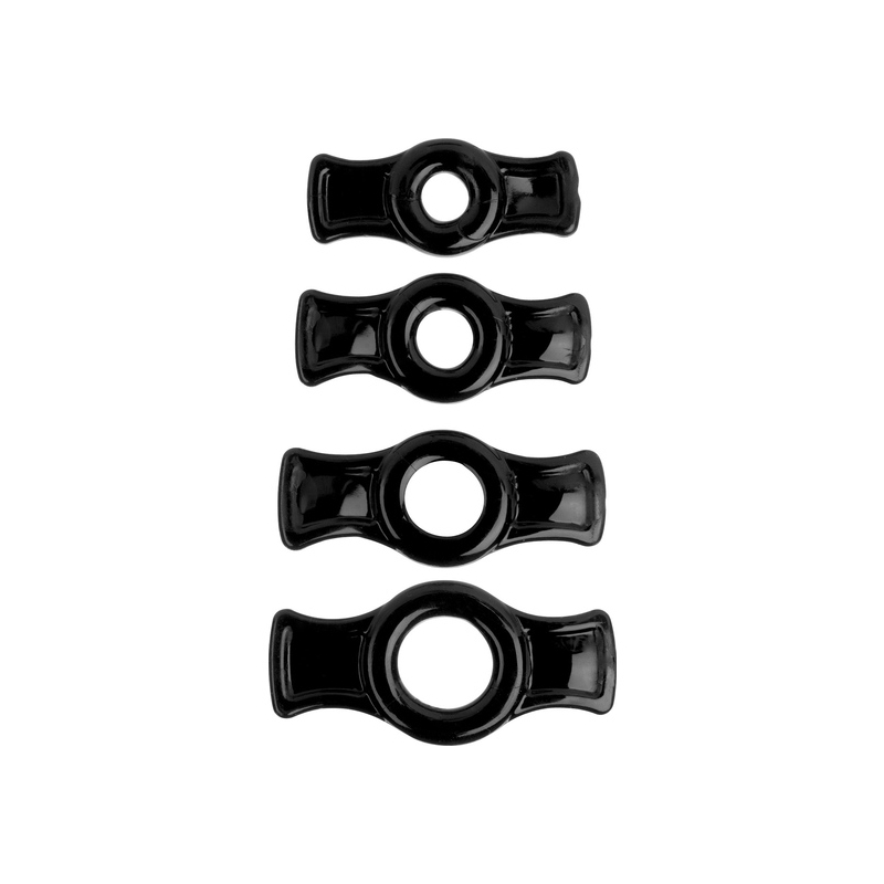 TITANMEN KIT DE ANILLOS PARA EL PENE NEGRO