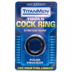 TITANMEN ANILLO PARA EL PENE NEGRO 45 MM