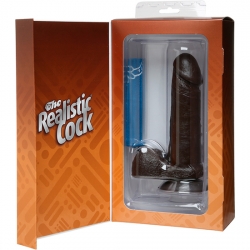 REALISTIC COCK PENE REALISTICO 15 CM NEGRO