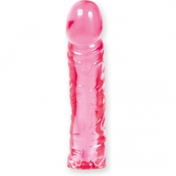 CRYSTAL JELLIES PENE REALISTICO DE GELATINA 20 CM ROSA