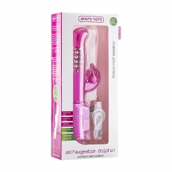 VIBRADOR RECARGABLE DELFÍN ROSA