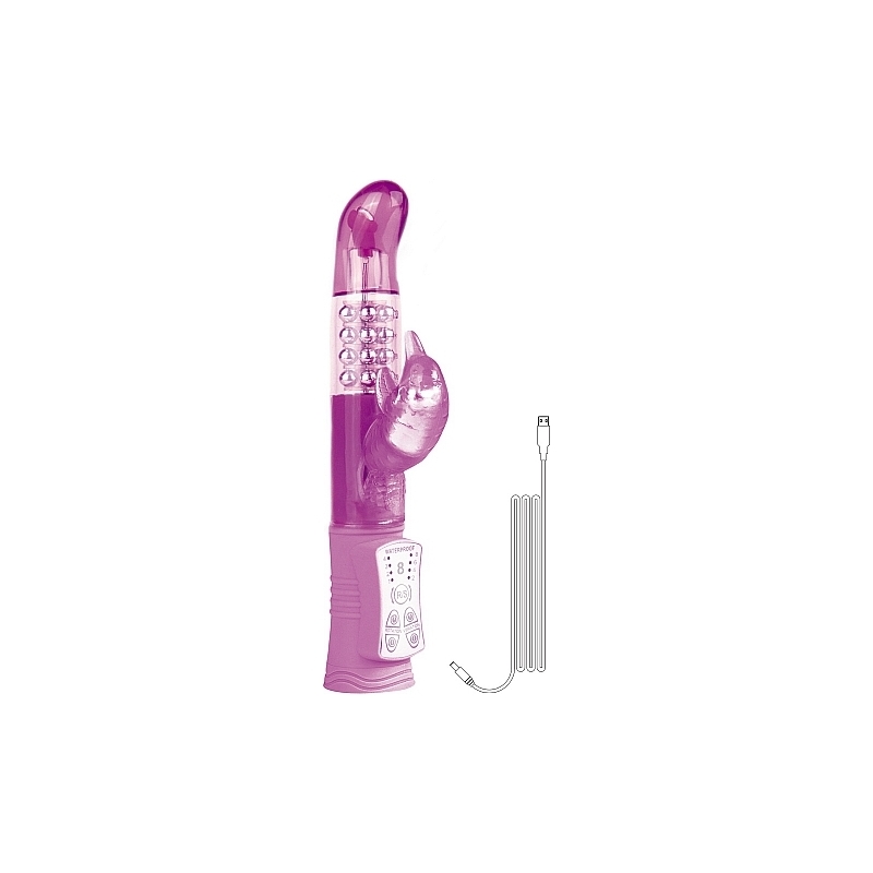 VIBRADOR RECARGABLE DELFÍN MORADO