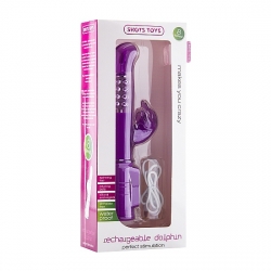 VIBRADOR RECARGABLE DELFÍN MORADO