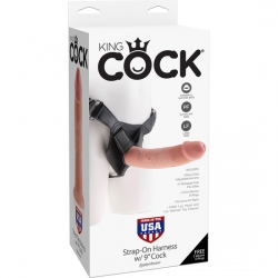 KING COCK STRAP-ON HARNESS W/9