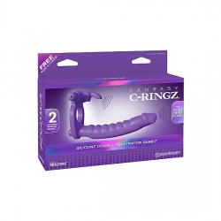 FANTASY C-RINGZ PENE CON ANILLO VIBRADOR DE SILICONA