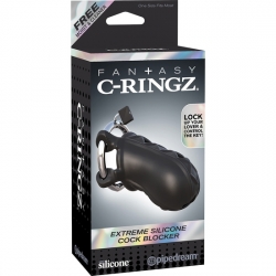 FANTASY C-RINGZ FUNDA PARA EL PENE CON ANILLO METÁLICO