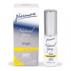 HOT SPRAY NATURAL DE FEROMONAS INTENSO PARA HOMBRES 5 ML